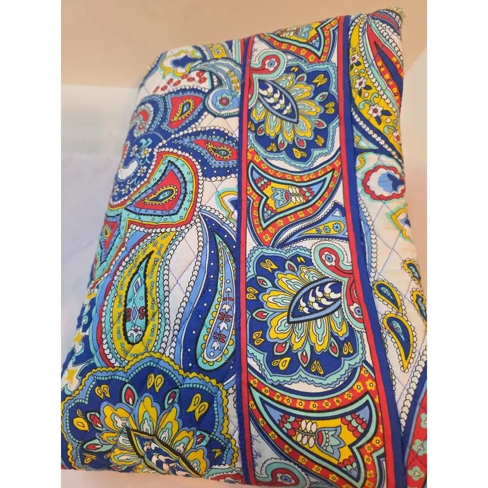 Vera Bradley Marina Paisley RARE Garment Bag Floral Quilted Hanging Travel Bag